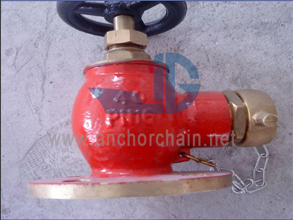 Pomorski bronasti kotni cevni ventil JIS F7334 5K 10K (DN50-DN65)
